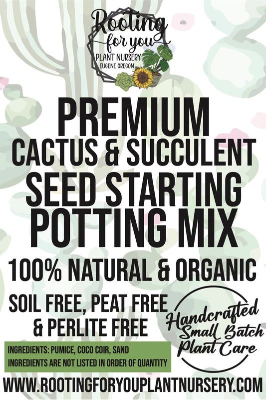 Cactus and Succulent SEED STARTING Premium Potting Mix - FormFusions