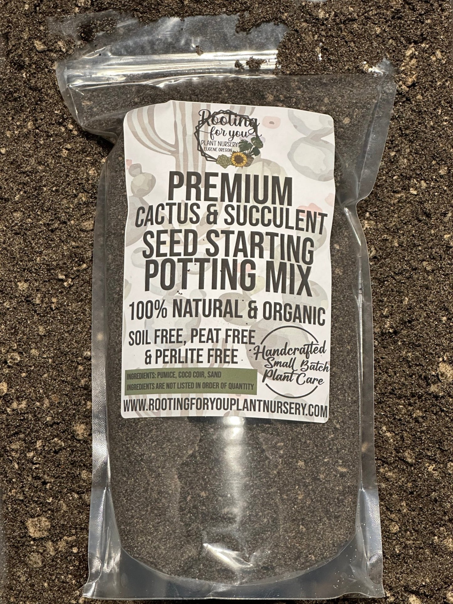 Cactus and Succulent SEED STARTING Premium Potting Mix - FormFusions