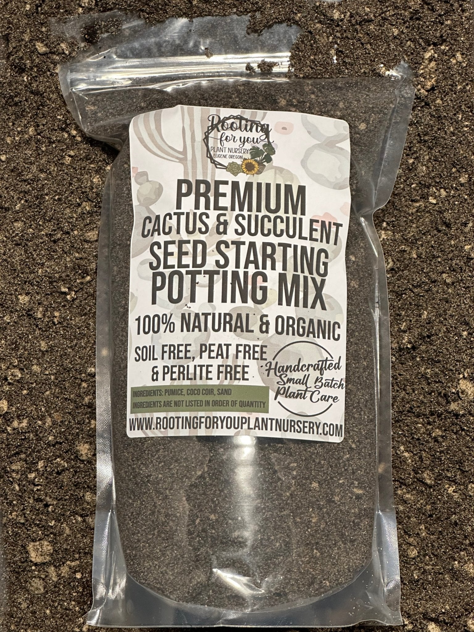 Cactus and Succulent SEED STARTING Premium Potting Mix - FormFusions