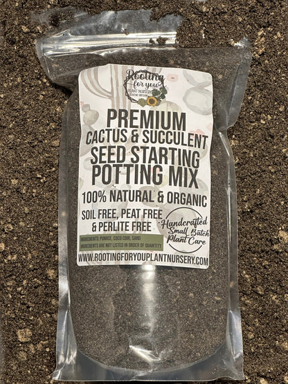 Cactus and Succulent SEED STARTING Premium Potting Mix - FormFusions