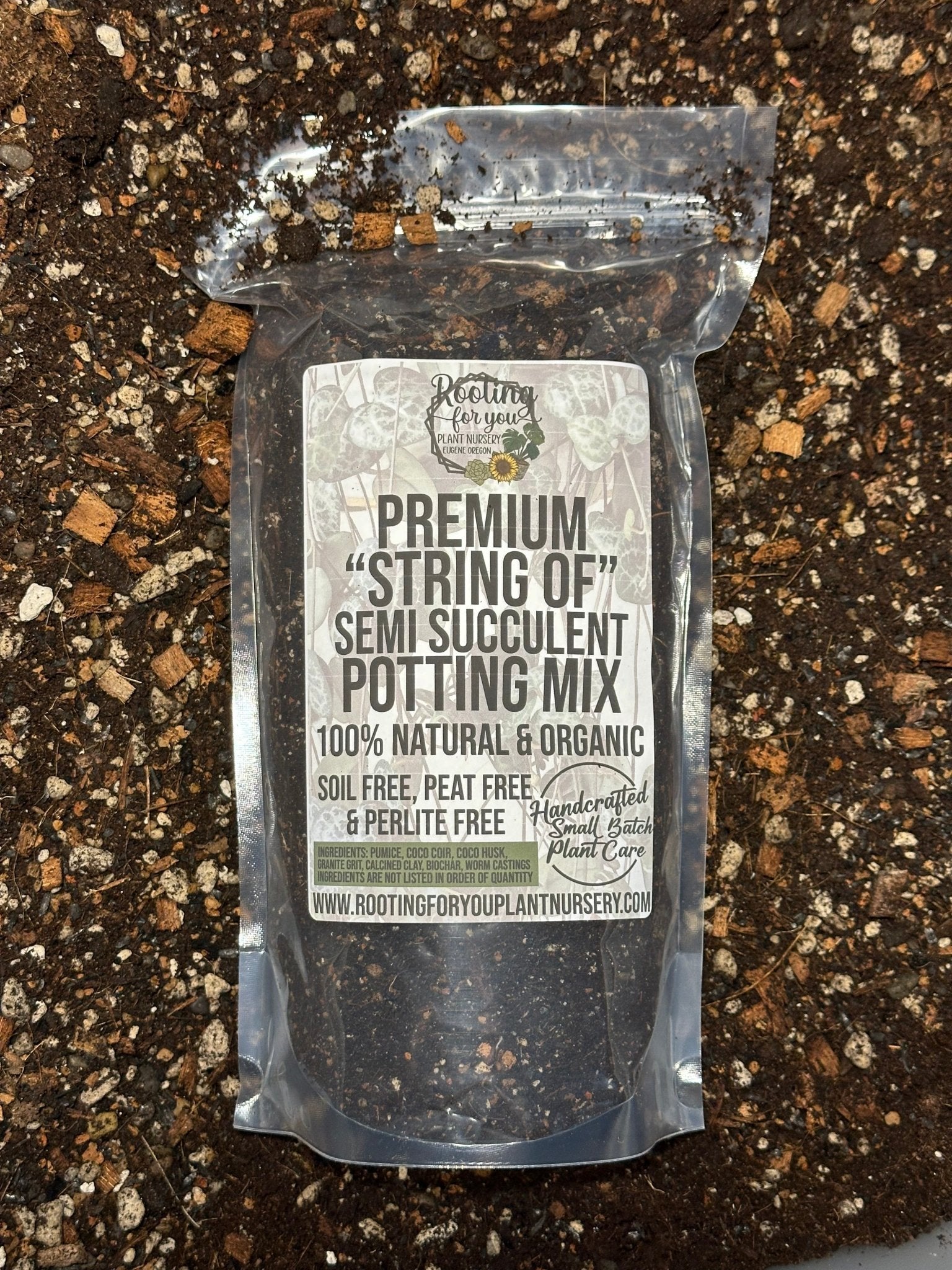 STRING OF SEMI SUCCULENT Premium Potting Mix - FormFusions